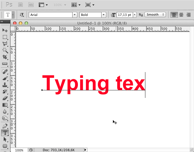 typing words gif